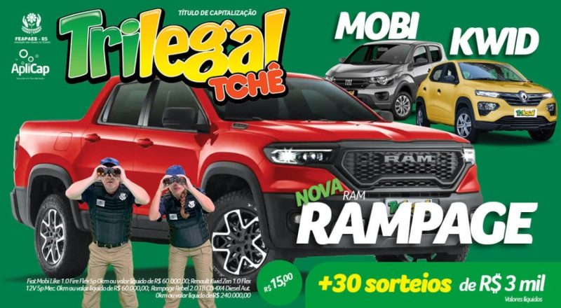 TriLegal Tchê sorteia R$ 450 mil em prêmios neste domingo (29/10)